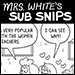 Mrs. White's Sub Snips book by Laura Moss White